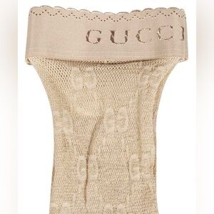SOLD 
Gucci logo lace socks
